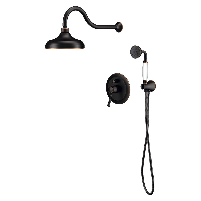 IMPRESE Комплект прихованого монтажу для душу PODZIMA ZRALA, патинована бронза (ZMK02170811)