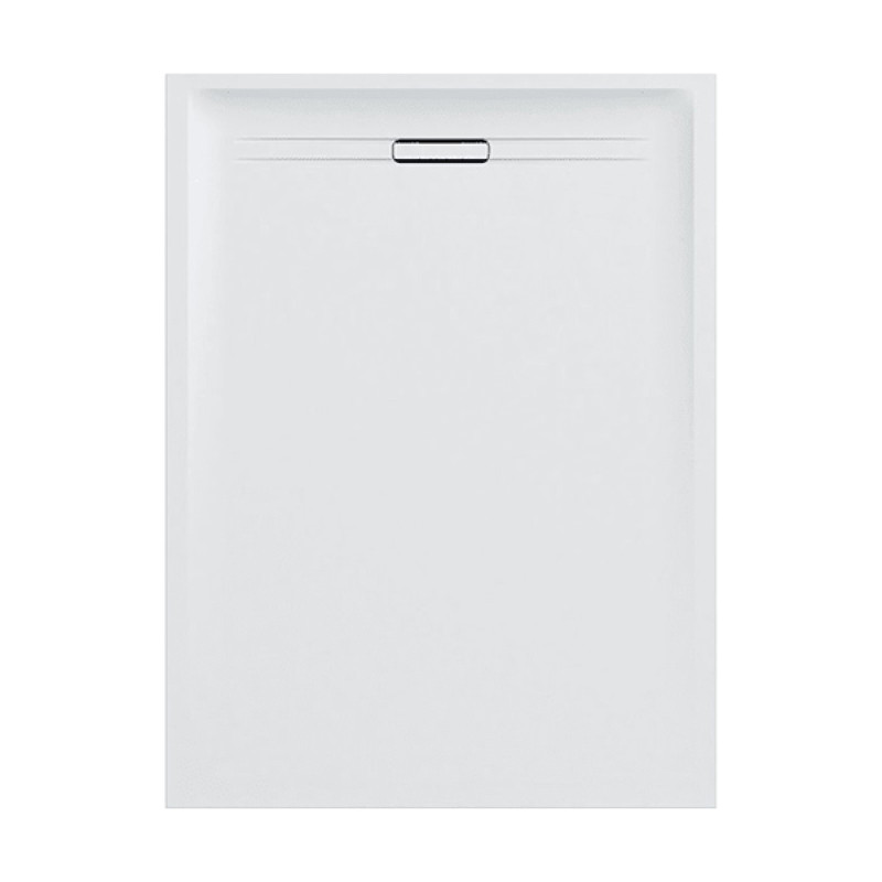 Geberit Душовий піддон SESTRA 80x120х4 см, прямокутний, білий, поверхня зі сланцевою структурою