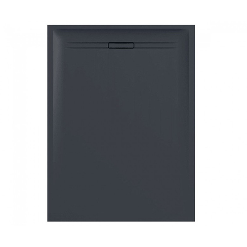 Geberit Душовий піддон SESTRA 80x120х4 см, прямокутний, графіт, поверхня зі сланцевою структурою