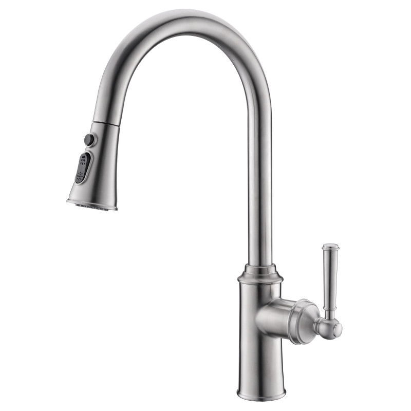 IMPRESE Змішувач для кухні HYDRANT, висувна лійка 500 мм, 3 функції, 35 мм (ZMK031806150)