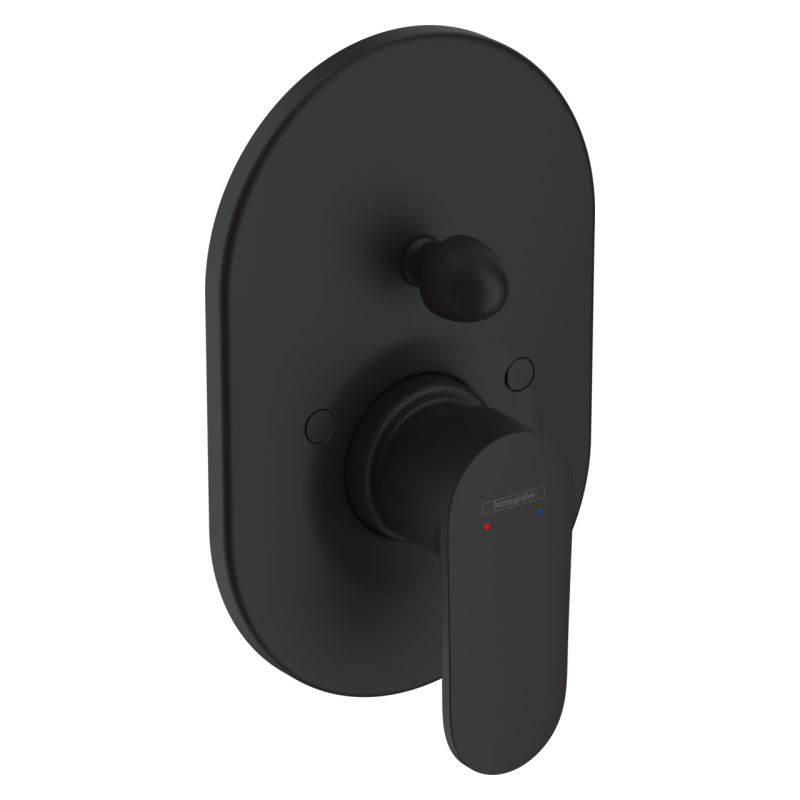 Hansgrohe Змішувач для ванни Vernis Blend без прихованої частини чорний матовий