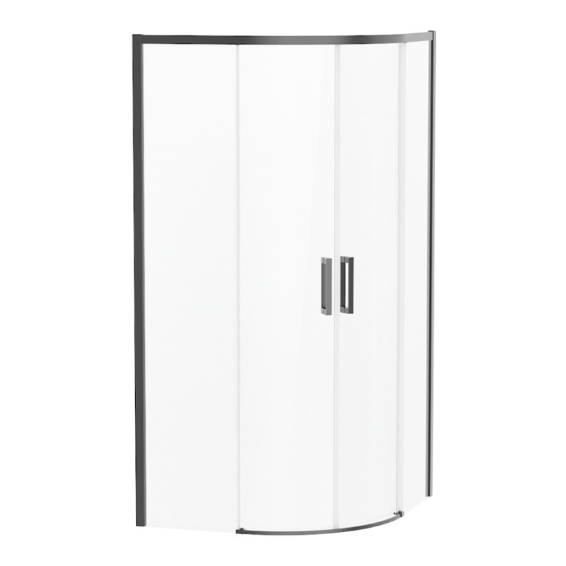 VOLLE SOLO душова кабіна 90 * 90 * 195 см, профіль de la noche, скло прозоре 6мм, без піддону, (1010.114504)