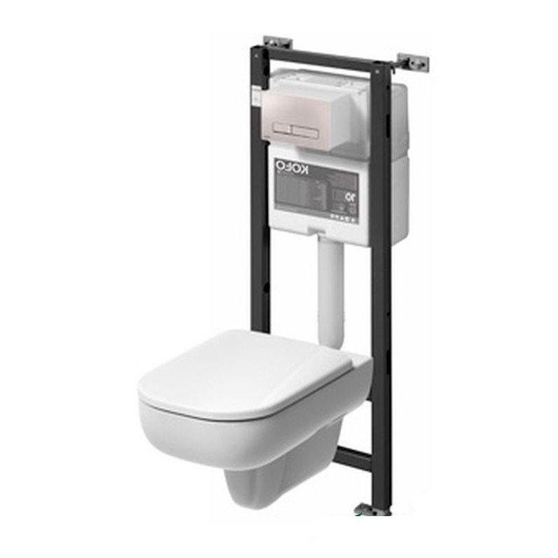 KOLO Комплект: стеллаж TECHNIC GT, подвесной унитаз TRAFFIC(пол.), Польша (99425-000)