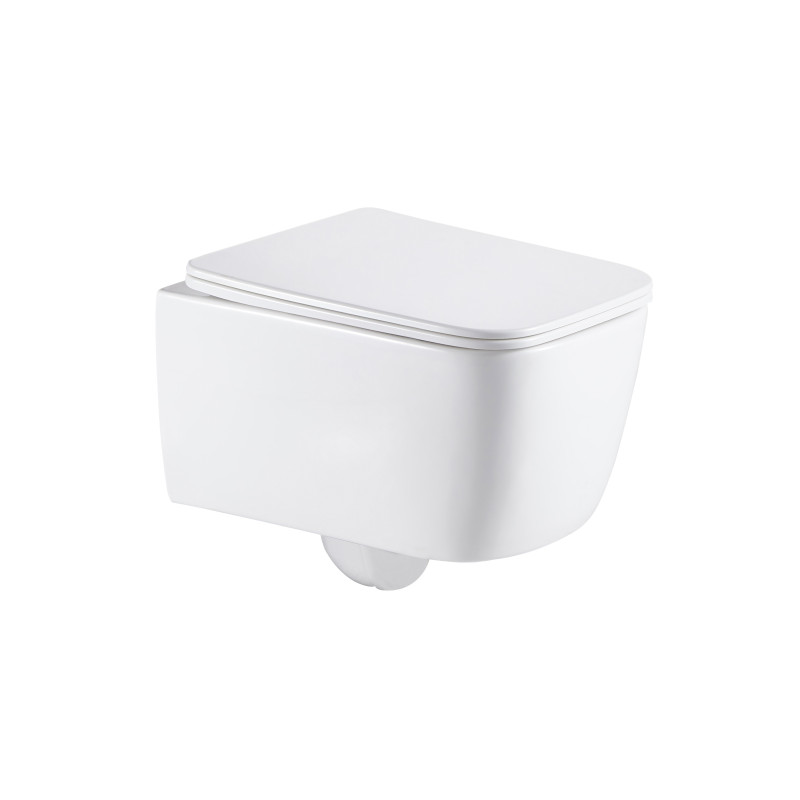 VOLLE RAMIRO унітаз підвісний, Rimless, сидіння тверде flat slow-closing, (1388.001007)