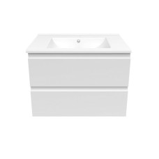 VOLLE LEON 2.0 комплект мебели 60см белый: тумба подвесная, 2 ящика + умывальник мебельный арт 13-01-060B, (1915.306101)