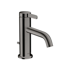 Axor ONE змішувач для умивальника 70 одноважільний, з pop-up зливним гарнітуром, шліфованний чорний хром, (48000340)