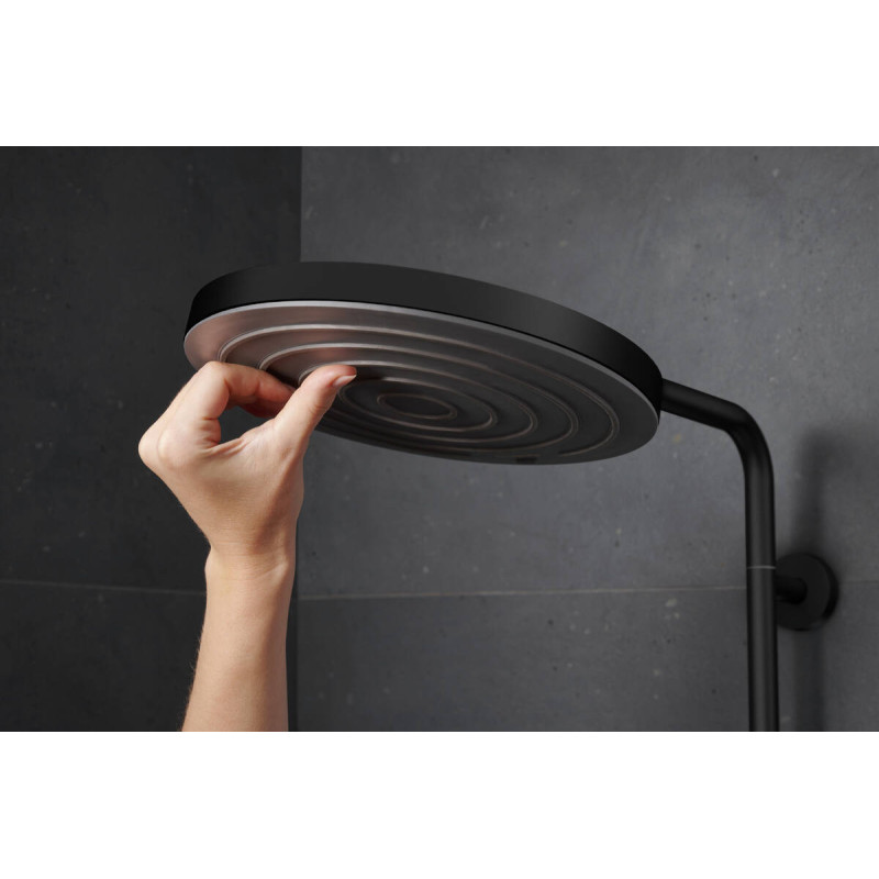 Hansgrohe PULSIFY S PURO Showerpipe душова система 260 з термостатом, колір чорний матовий, (24222670)