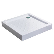 VOLLE поддон 90*90*14см квадратный акриловый , в комплекте с сифоном, (4400.123007)