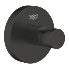 Grohe ESSENTIALS гачок для банного халата, цвет черный матовый, (1024602430)