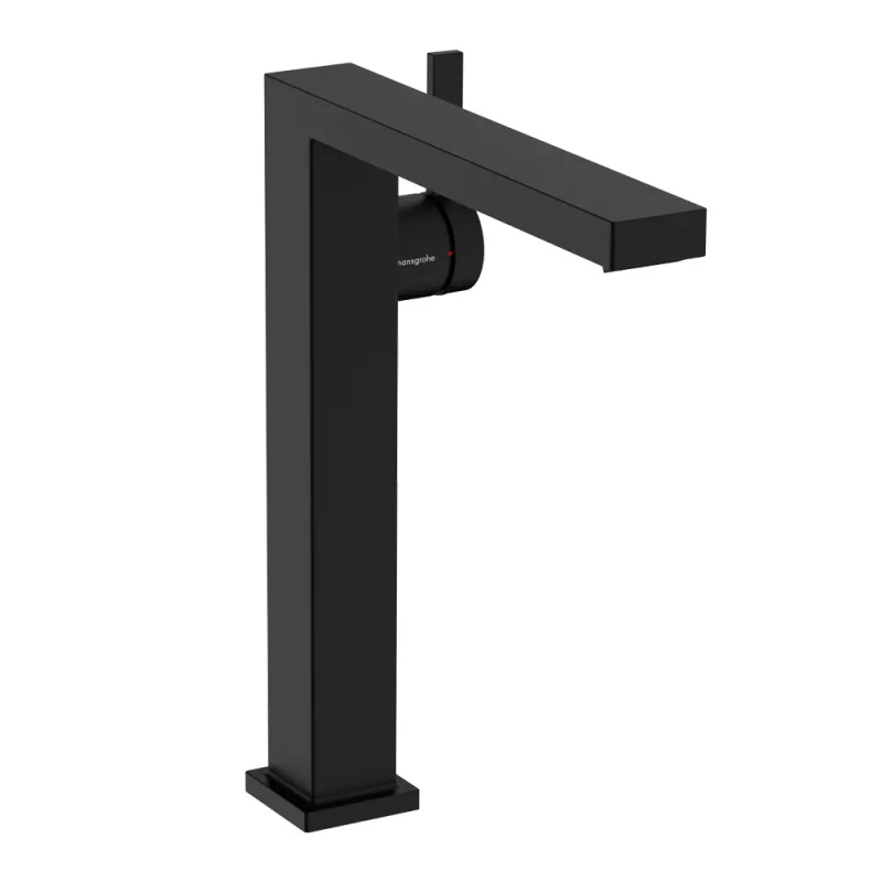 Hansgrohe TECTURIS E смеситель для умывальника 240, однорычажный,CoolStart, push-open, цвет черный матовый, (73070670)