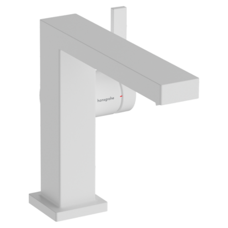 Hansgrohe TECTURIS E смеситель для умывальника 110, однорычажный,CoolStart, push-open, цвет белыйматовый, (73020700)