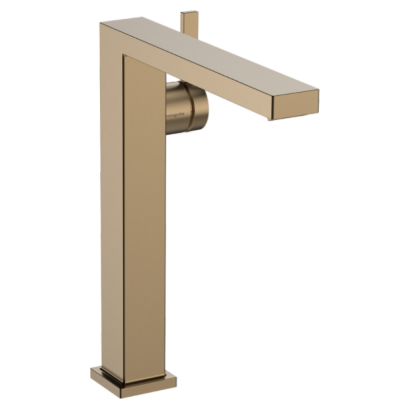Hansgrohe TECTURIS E смеситель для умывальника 240, однорычажный,CoolStart, push-open, цвет шлифованная бронза, (73070140)