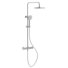 VOLLE SISTEMA D система душова (R, термостат для душа, душ d250 мм, лійка 3 режими, шланг 1500 мм PVC), cromo, (1598.090101)