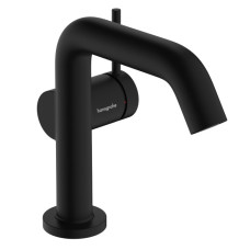Hansgrohe TECTURIS S смеситель для умывальника 110, однорычажный,CoolStart, push-open, цвет черный матовый, (73320670)