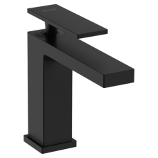 Hansgrohe TECTURIS E смеситель для умывальника 110, однорычажный, push-open, Eco Smart,цвет черный матовый, (73010670)