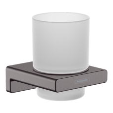 Hansgrohe ADDSTORIS тримач для зубних щіток, шліфованний чорний хром, (41749340)