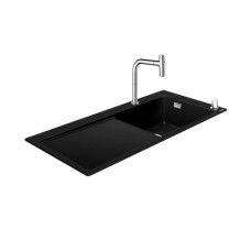 Hansgrohe C51--F450-08 кухонний комплект 450 select, мийка ввбудована зi змiшувачем, одноважiльним, з сушаркою для посуда злiва, хром, (43219000)