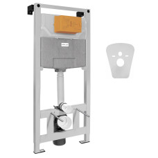 VOLLE MASTER NEO інсталяція для унітазу пневматична 3в1 (інсталяція, кріплення, прокладка), (201010)