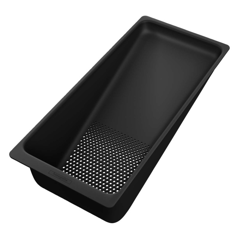 Hansgrohe F14 Багатофункцiональний коландер, для кух. мийки, чорний мат, (40963000)