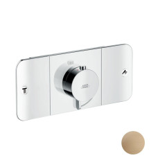 Axor Showers Термостат для 2х споживачiв, СМ, колiр покриття шлiфована бронза, (45712140)