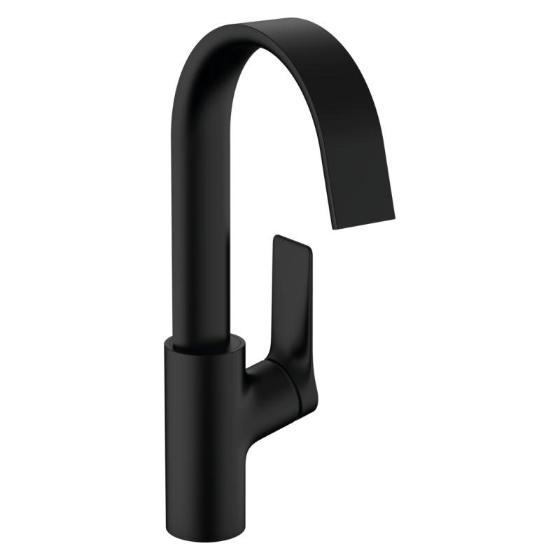 Hansgrohe VIVENISзмішувачдля умивальника 210, поворотний,чорний матовий, (75032670)