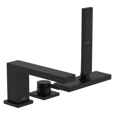 Hansgrohe TECTURIS E змішувач для ванни, врізнийна 3отв,чорний матовий, (73443670)