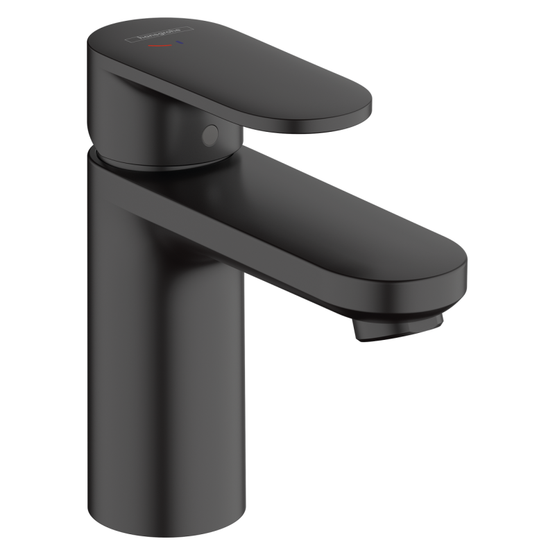 Hansgrohe VERNIS BLEND смеситель для умывальника, 100 Cool Start, цвет черный матовый, (71585670)