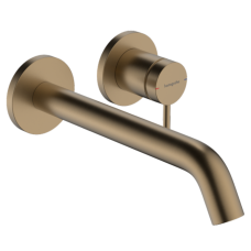 Hansgrohe TECTURIS Sзмішувач для умивальника, одноважільний, настінний, ПМ, колір шліфована бронза, (73351140)