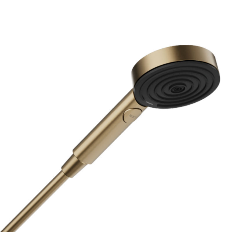 Hansgrohe PULSIFY ручной душ (3 типа струи PowderRain, IntenseRain, Massage) цвет шлифованная бронза, (24110140)