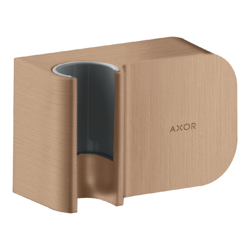 Axor ONE шлангове під'єднання з тримачем для душу, Fixit Porter, червоне золото, (45723310)