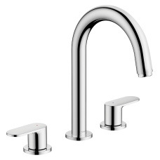 Hansgrohe VERNIS BLEND смеситель для умывальника на 3 отверстия, со сливным набором, хром, (71553000)