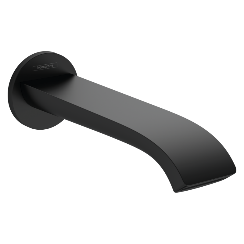 Hansgrohe VIVENIS излив для ванны, 202мм, цвет черный матовый, (75410670)