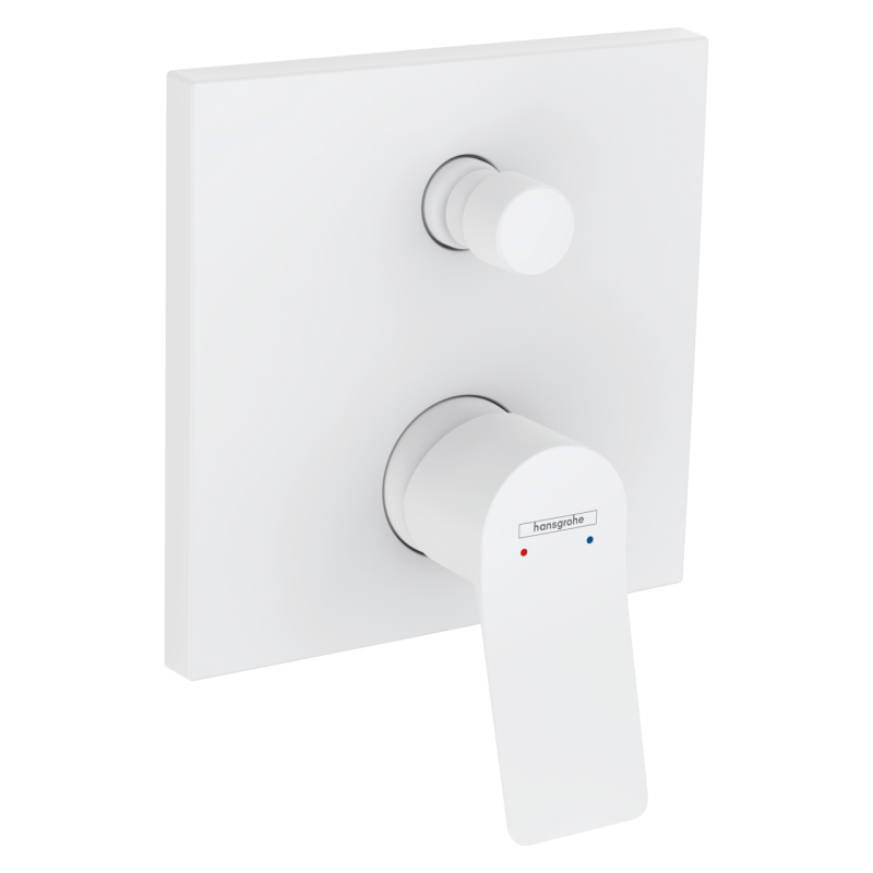 Hansgrohe VIVENIS смеситель для ванны, однорычажный, СМ, белый матовый, (75415700)