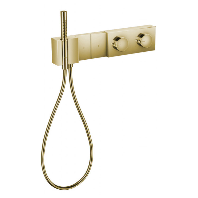 Axor EDGE термостатичний модуль Select 470/100 на 2 виходи, поліроване золото, (46700990)