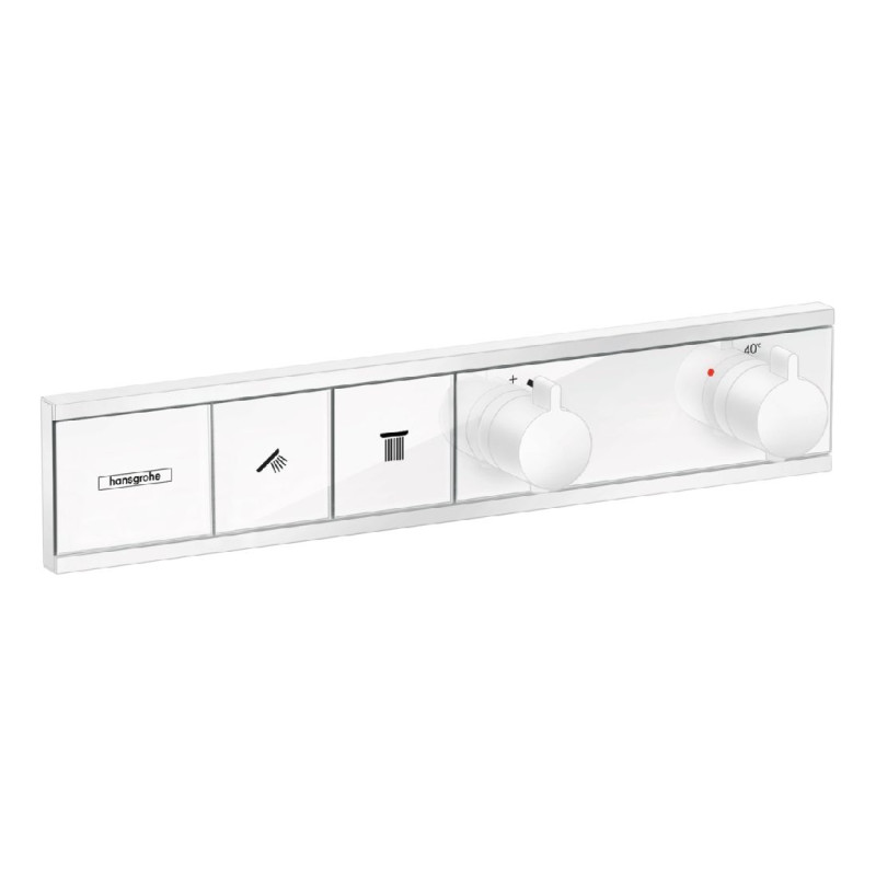 Hansgrohe RainSelect Термостат для 2х споживачiв, прихованого монтажу, бiлий матовий, (15380700)