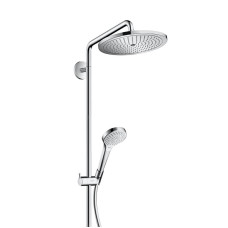 Hansgrohe Croma Select S Душова система Showerpipe 280 1jet, 9 л/хв з термостатом, версiя EcoSmart, хром, (26794000)