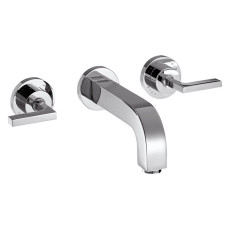 Axor Citterio Змішувач для раковини, на 3 отвори, двухвентильний, настінний, (39147000)