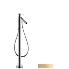 Axor Starck Смеситель для ванны, однорычажный, напольный, цв полир. бронза, (10456130)