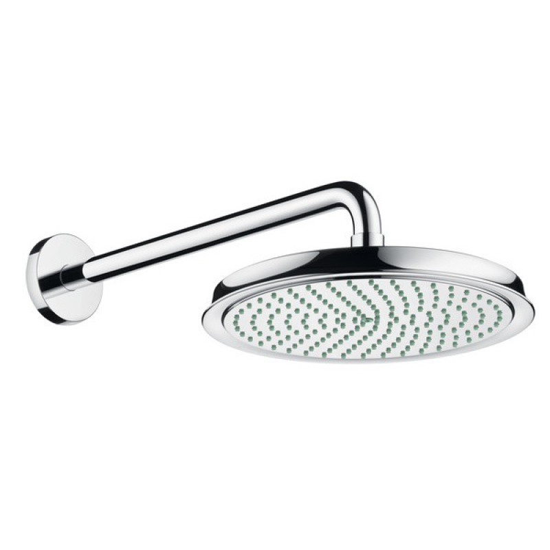 Hansgrohe Raindance Classic AIR Верхній душ 240 мм, тримач 383 мм, ½’, хром/під золото, (27424090)