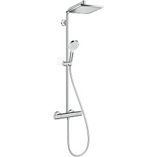 Hansgrohe Crometta E 240 1jet Showerpipe Душова система EcoSmart 9 л / хв, хром, (27281000)