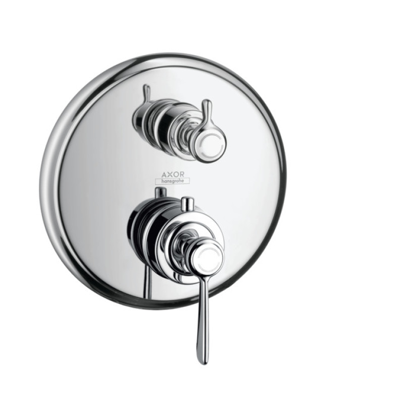 Axor Montreux Термостат одноважiльний з запірним вентилем, ПМ, хром, (16801000)