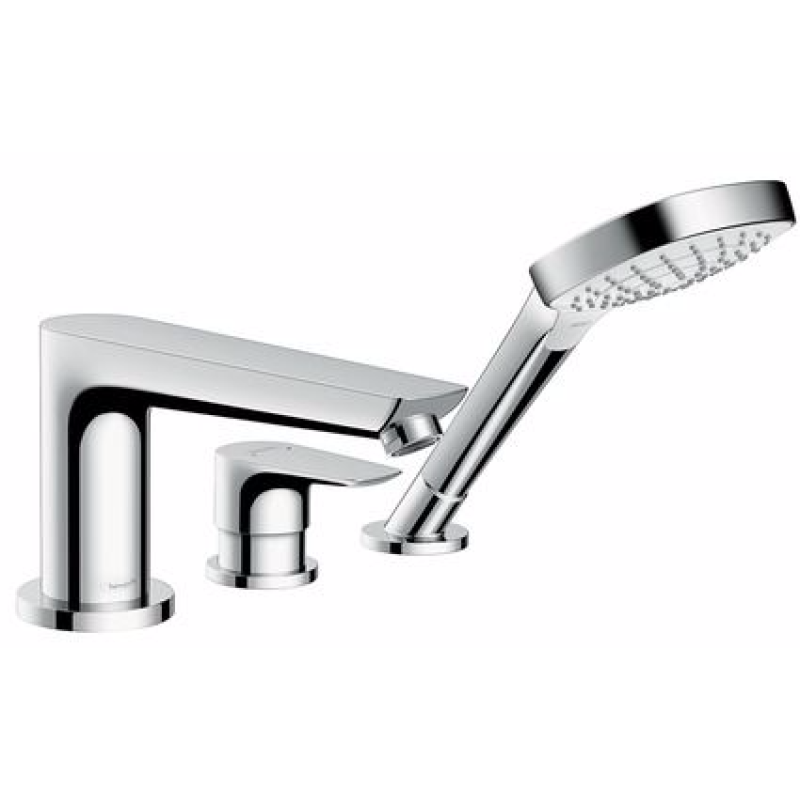 Hansgrohe Talis E Змiшувач на край ванни, на 3 отвори, хром, (71730000)