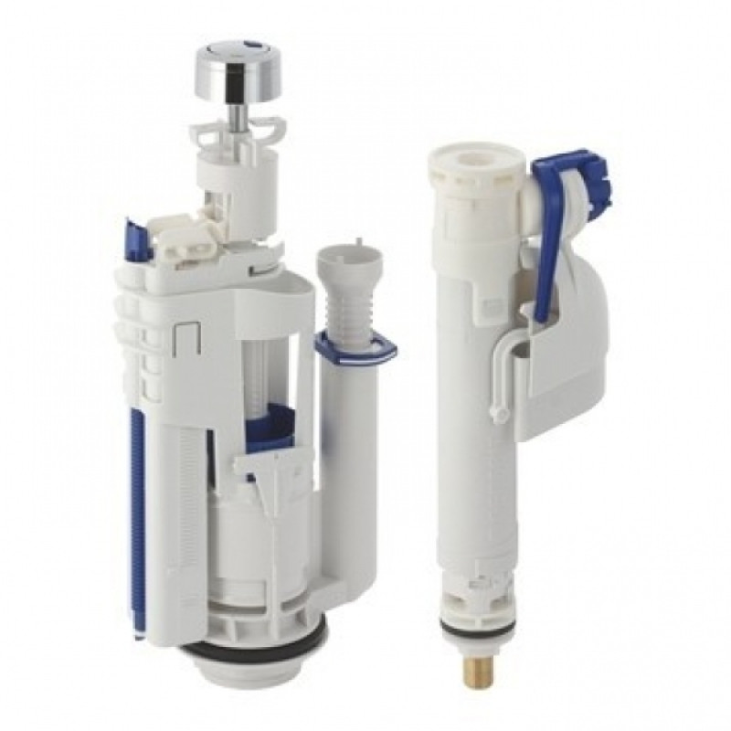 Geberit Type Змивний механізм 290-360 для керамічних бачків з впускним клапаном Impuls360¶3/8 , подвійний змив, хром глянсо		Механизм смыва в бачке уни, (283.311.21.2)