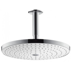 Hansgrohe Raindance Select S 300 2jet Верхній душ с кронштейном зі стелі, ½’, білий/хром, (27337400)