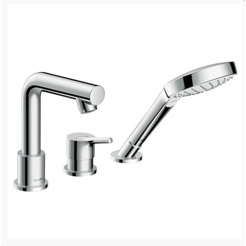 Hansgrohe Talis S Змішувач на край ванни, на 3 отвори, хром, (72417000)