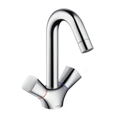 Hansgrohe Logis Змішувач для раковини з двома рукоятками, (71222000)