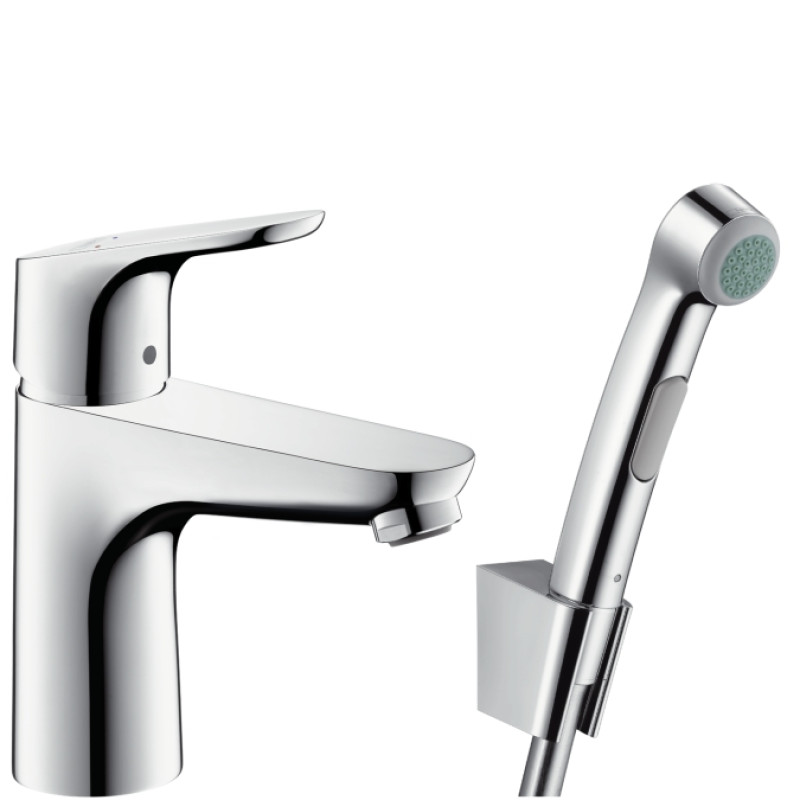 Hansgrohe Focus Змішувач для раковини з гігієнічної лійкою, (31927000)