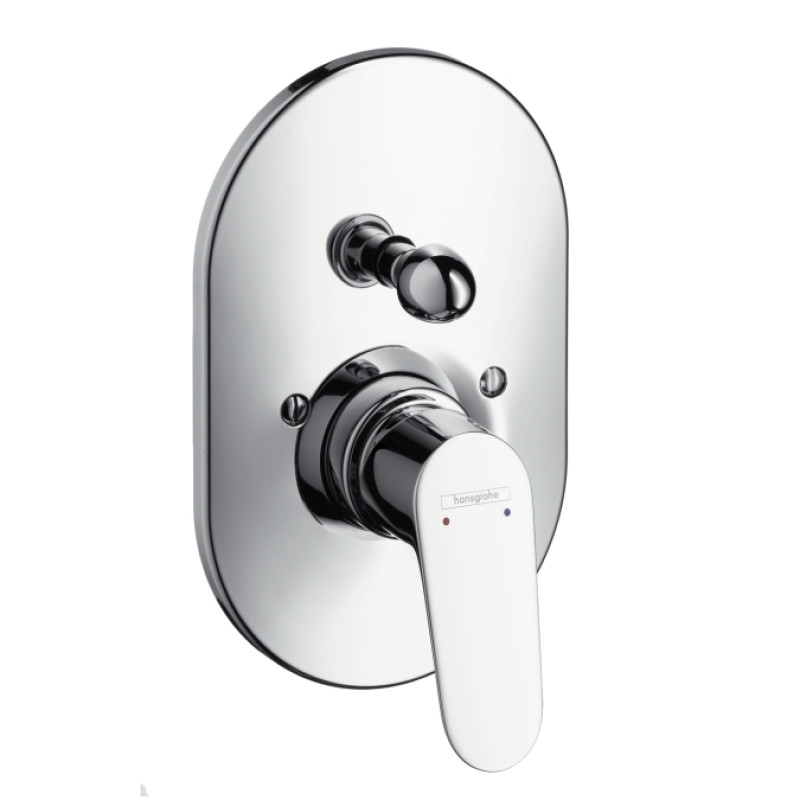 Hansgrohe Focus Змішувач для ванни, одноважiльний, прихований монтаж, хром, (31947000)