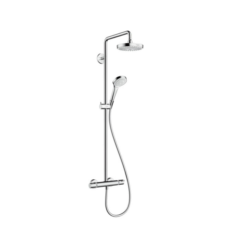 Hansgrohe Душова система Croma Select S 180 2jet з термостатом білий/хром (27253400)