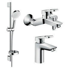 Hansgrohe Набір змішувачів для ванни Logis Loop (71151000+71244000+26553400)